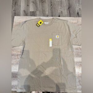 Carhartt Men's light brown Short Sleeve loose fit Tee. Medium NWT